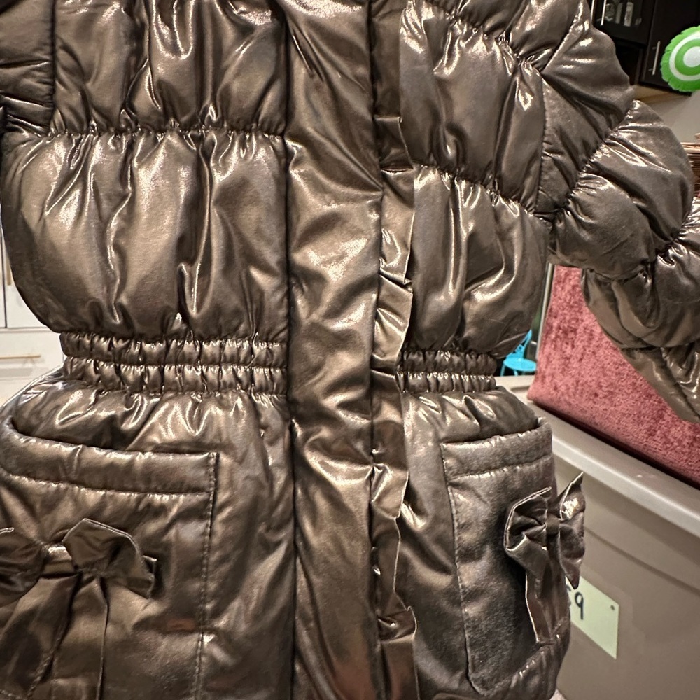 Rothschild Metallic Brown Kids Puffer Jacket - Picture 6 of 14